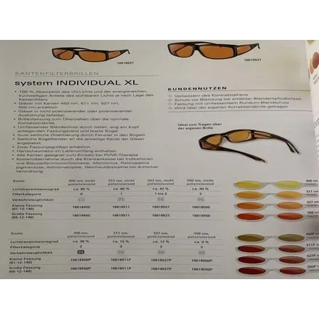 Brýle ESCH filtrové D 16618450 žluté