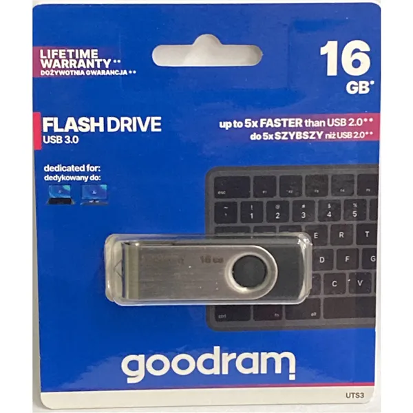Flash Goodram USB 3.0, 16 GB