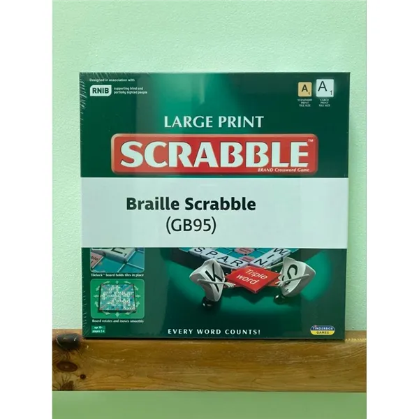Hra Scrabble hmatová