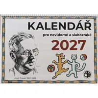 Kalendář stolní s Braillovým a zvětš.pís