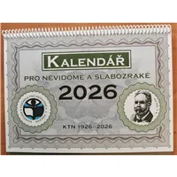 Kalendář stolní se zvětšeným písmem