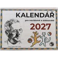 Kalendář stolní se zvětšeným písmem