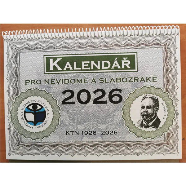 Kalendář stolní se zvětšeným písmem
