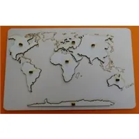 Mapa kontinenty vkládačka