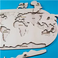 Mapa kontinenty vkládací
